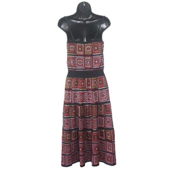 SALE Crochet Crafted Midi Contrast Party Dress (Cecilia Prado for  Anthropologie) - www.panoramagroup.in